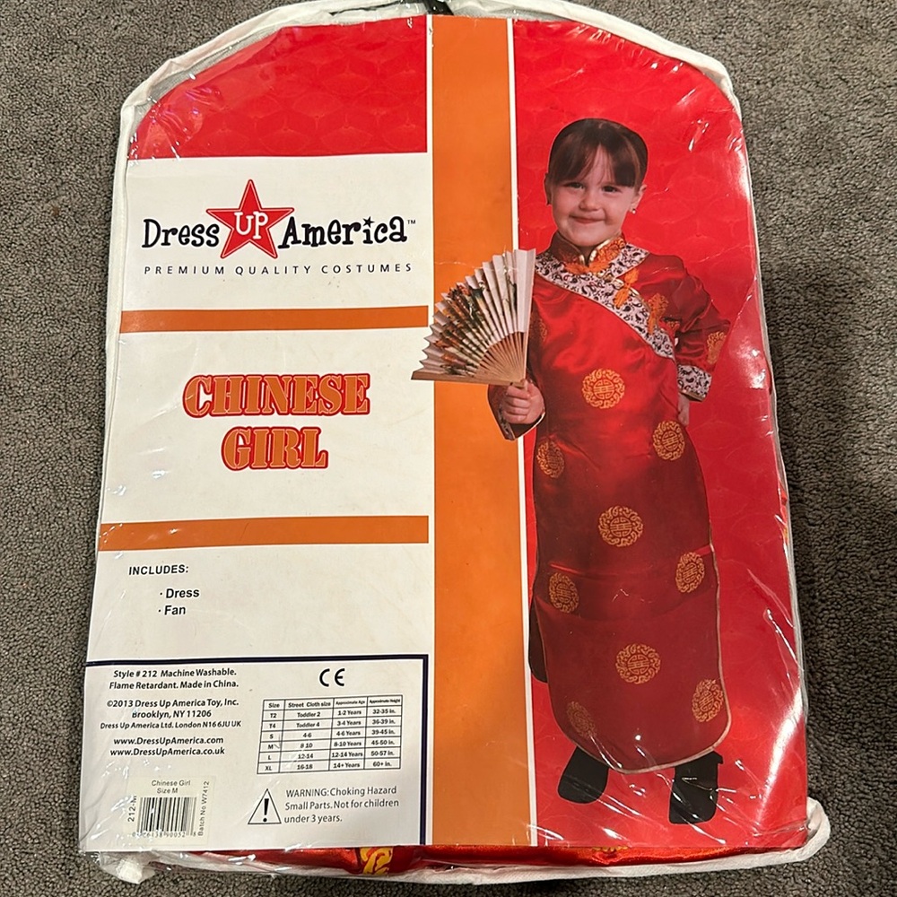 Dress Up America sz M costume